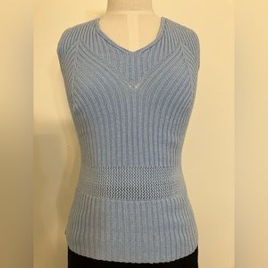 Women’s/Juniors light blue sleeveless size small sweater